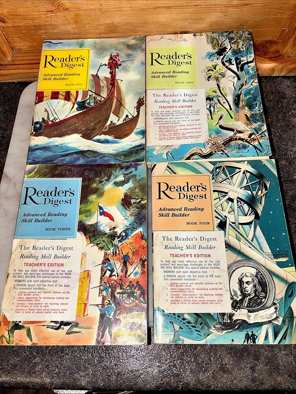 Reader's Digest Advanced Reading Skill Builder Four-Book Set